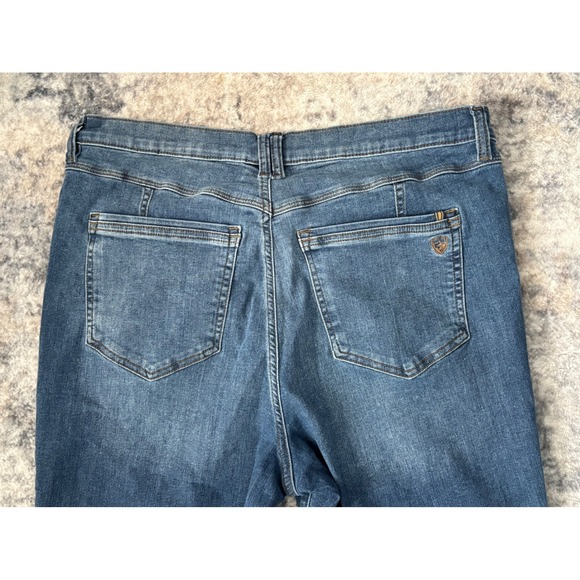 Kuhl Jeans Womens 16 Short Blue Kontour Flex Denim Skinny Leg Outdoors‎ Hiking - Picture 6 of 15